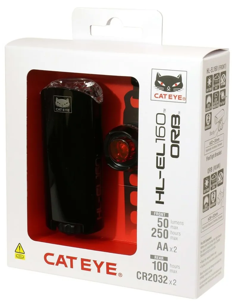 Cateye El-160 / Orb Bike Light Set-6