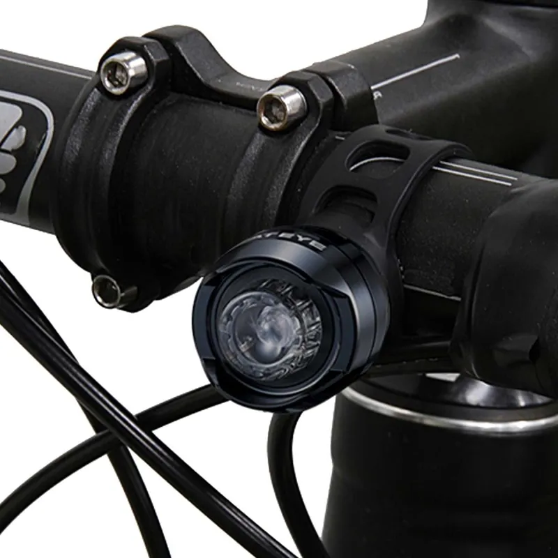 Cateye Orb Rechargeable Front Light Polished Black-1