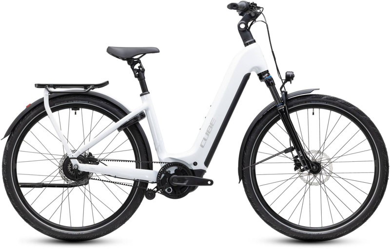 Cube Kathmandu Hybrid Deluxe Pro 800 Easy Entry 2027 Metallic White/Chrome