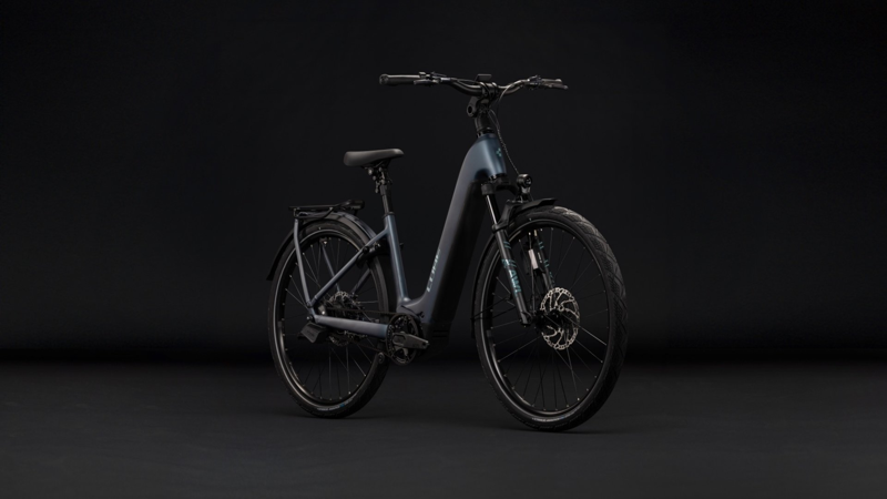 Cube Kathmandu Hybrid Deluxe SLX 800 Easy Entry 2027 Mineral Blue/Blue-6