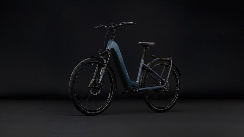 Cube Kathmandu Hybrid Deluxe SLX 800 Easy Entry 2027 Mineral Blue/Blue-8