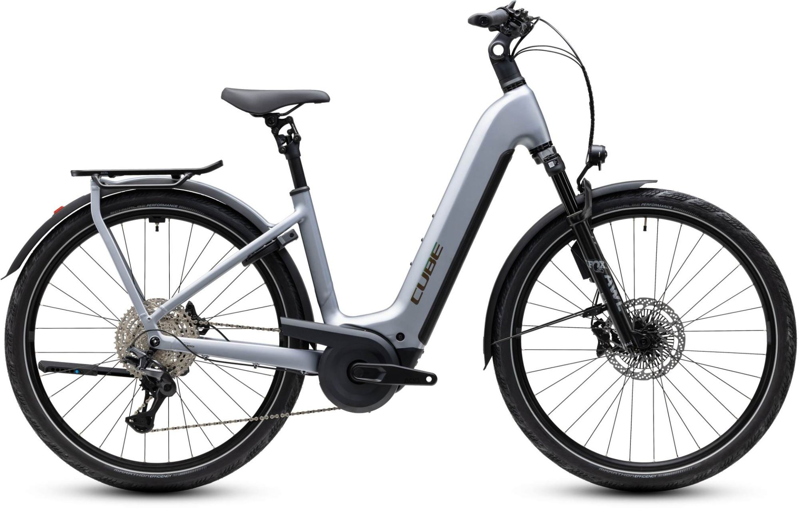 Cube Kathmandu Hybrid EXC 800 Easy Entry 2027 Slate Grey/Chrome
