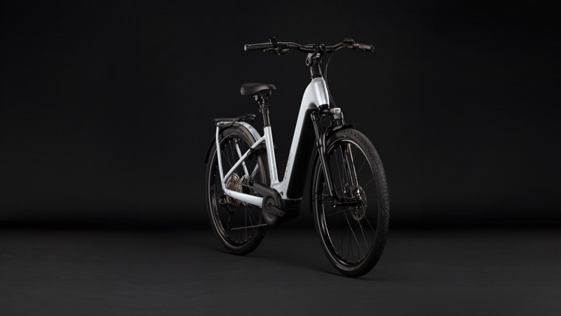 Cube Kathmandu Hybrid One 800 Easy Entry Electric Bike 2027 Silverstar/Reflex-7