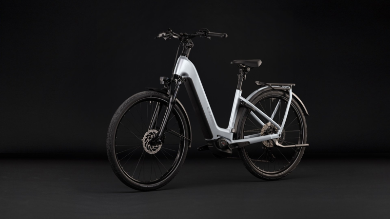 Cube Kathmandu Hybrid One 800 Easy Entry Electric Bike 2027 Silverstar/Reflex-9