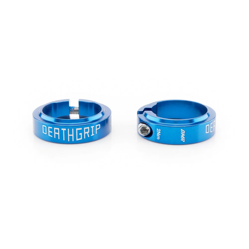 DMR DeathGrip 2 Aluminium Anodised Grip Collars Blue