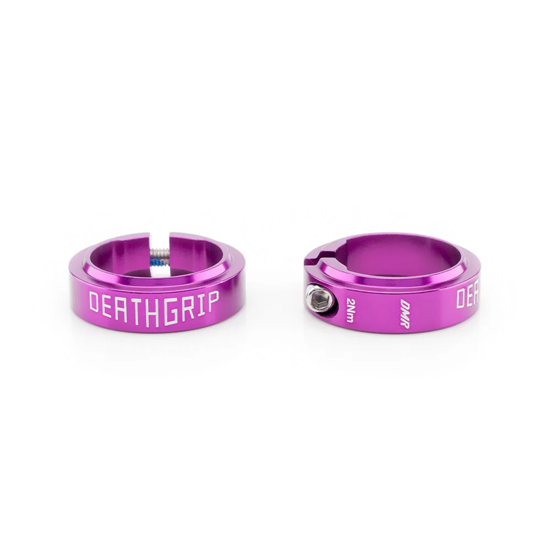 DMR DeathGrip 2 Aluminium Anodised Grip Collars Purple