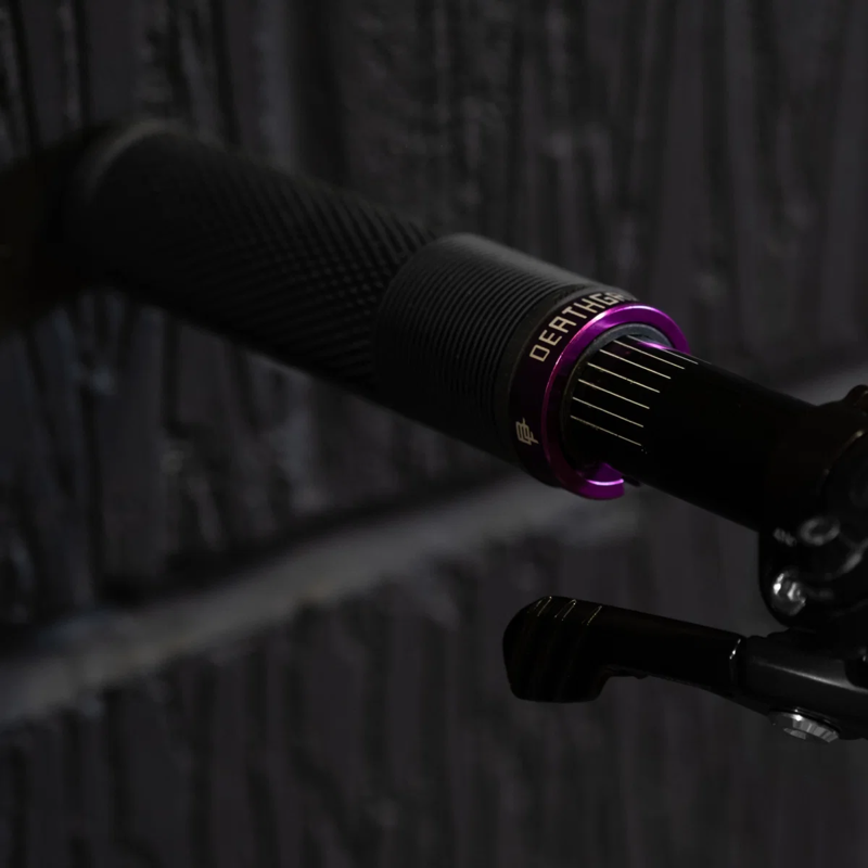 DMR DeathGrip 2 Aluminium Anodised Grip Collars Purple-1