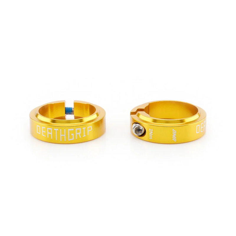 DMR DeathGrip 2 Aluminium Anodised Grip Collars Gold