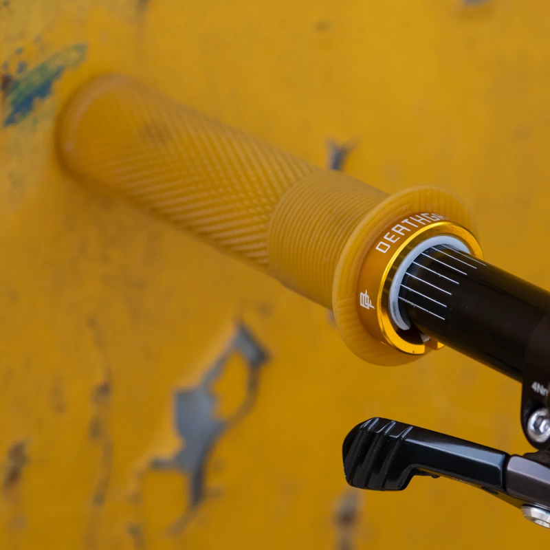DMR DeathGrip 2 Aluminium Anodised Grip Collars Gold-1