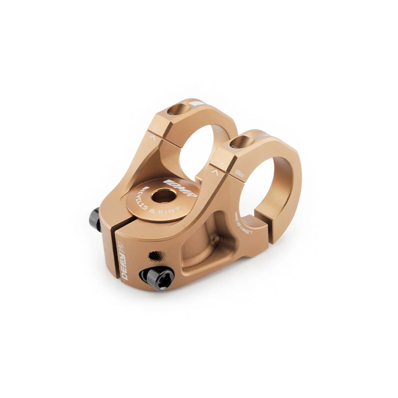 DMR Defy35 Vapour Blast Stems 31.8mm Bronze Gold-1