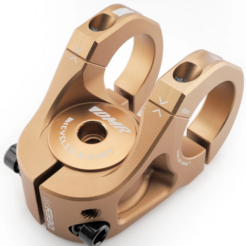 DMR Defy35 Vapour Blast Stems 31.8mm Bronze Gold-2