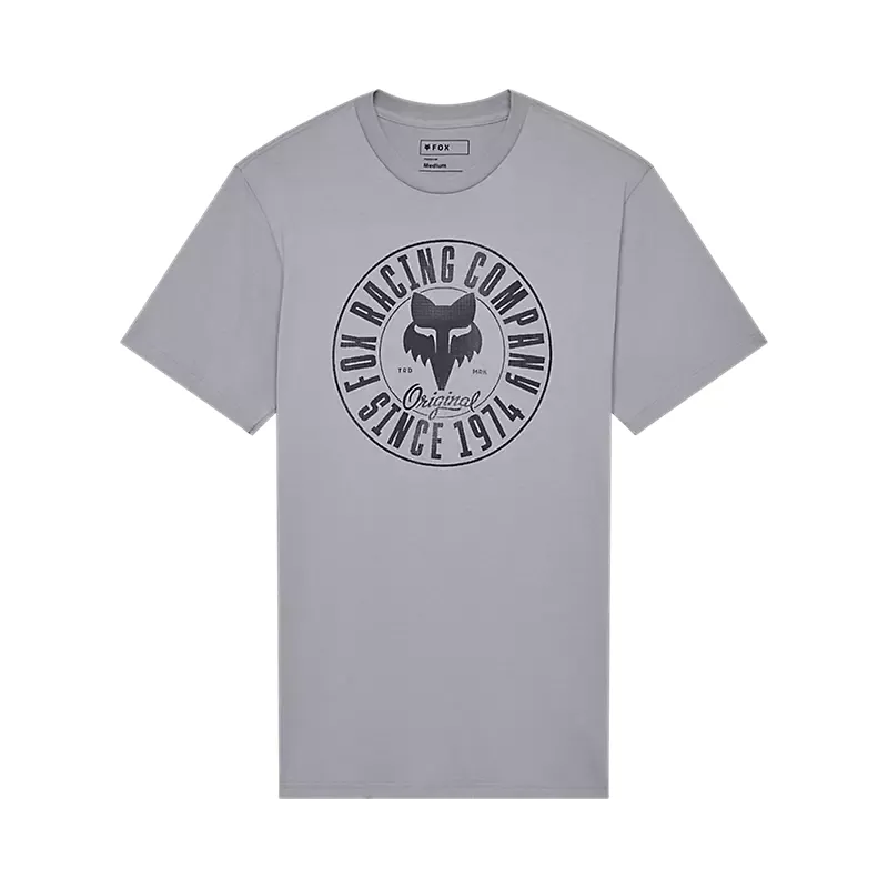 Fox Emblem Premium Short Sleeve Tee Steel Grey