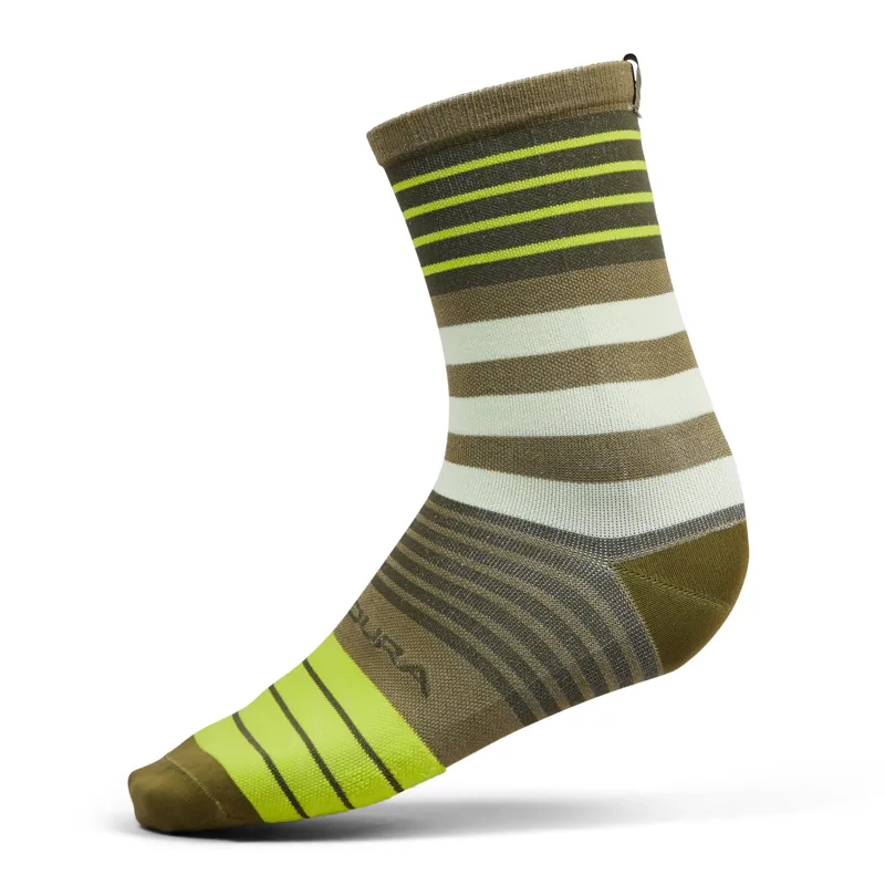 Endura MTB Block Sock Green-1