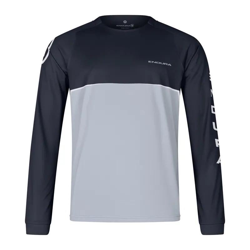 Endura Core MTB Printed Long Sleeve Tee Black-4