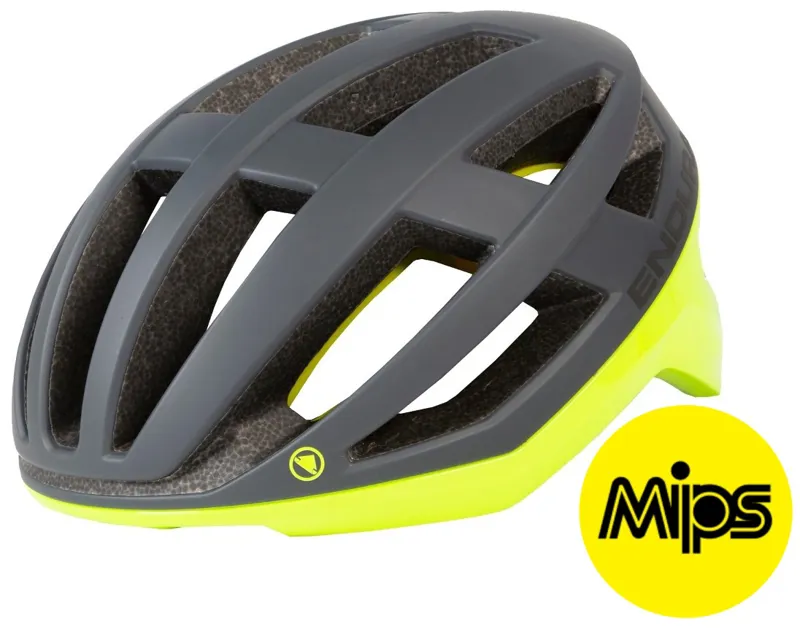 Endura FS260 Pro MIPS Road Helmet II HiViz Yellow