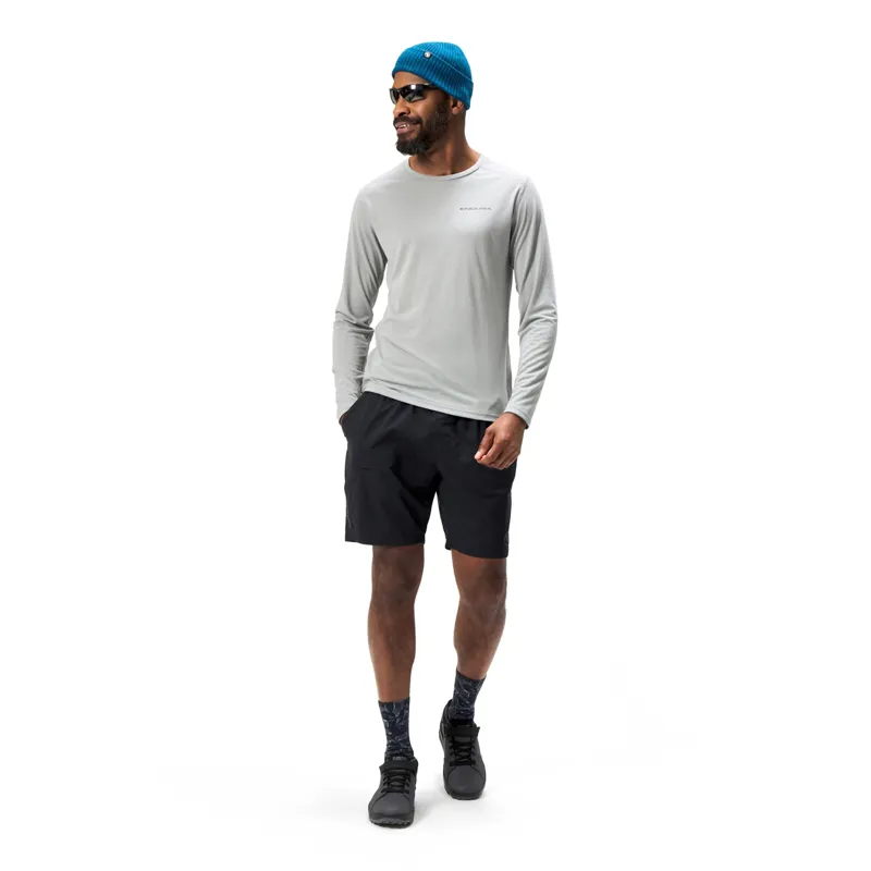 Endura Hummvee Tech Long Sleeve Tee Grey-1