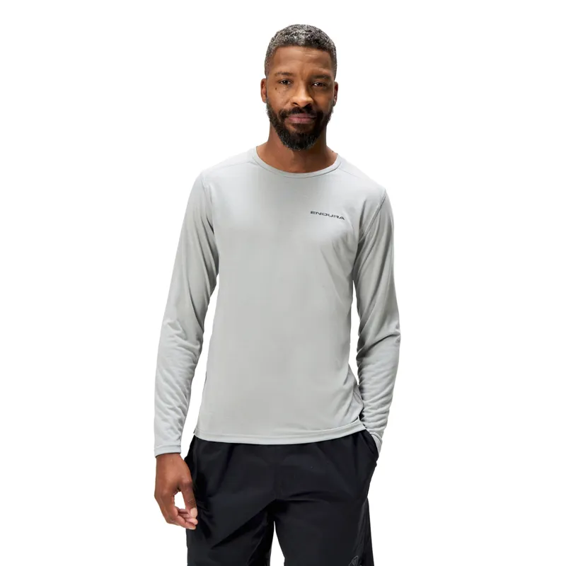 Endura Hummvee Tech Long Sleeve Tee Grey