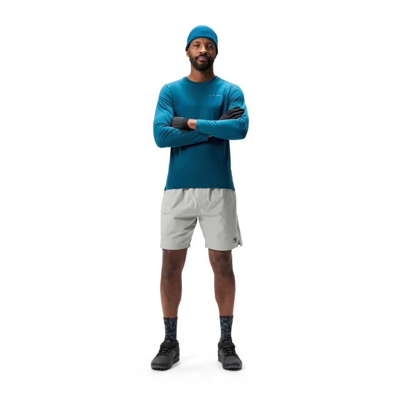 Endura Hummvee Tech Long Sleeve Tee Blue-2