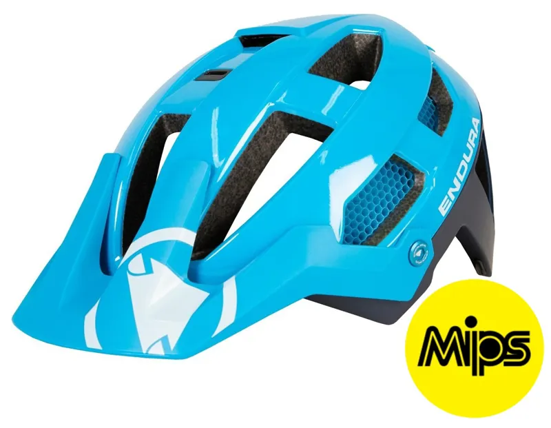Endura SingleTrack MIPS MTB Helmet Electric Blue