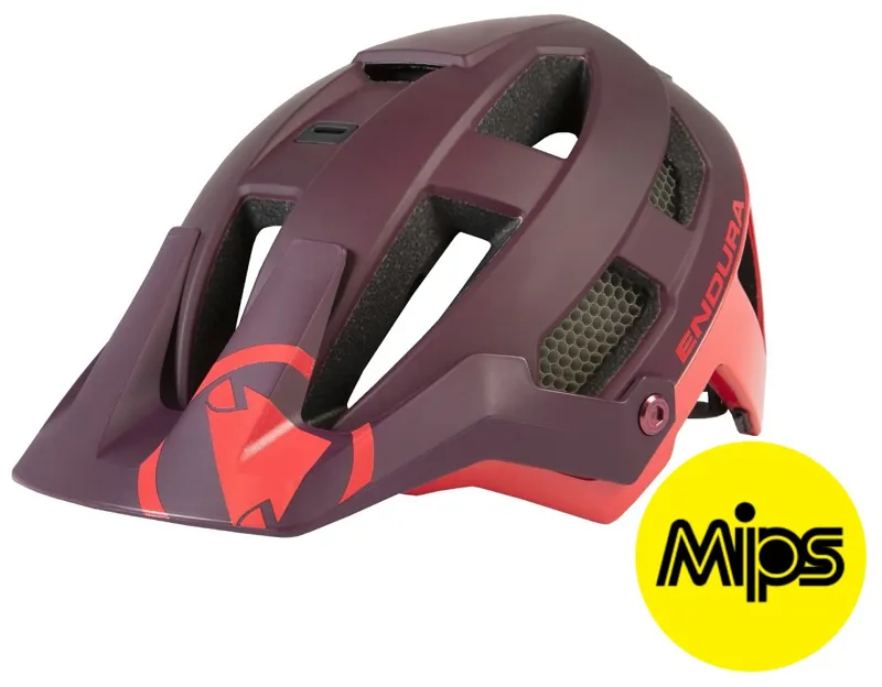 Endura SingleTrack MIPS MTB Helmet Pomegranate
