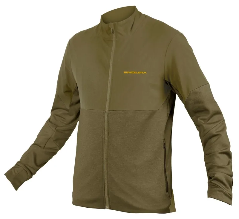 Endura SingleTrack Thermal Jacket LS Tweed Green