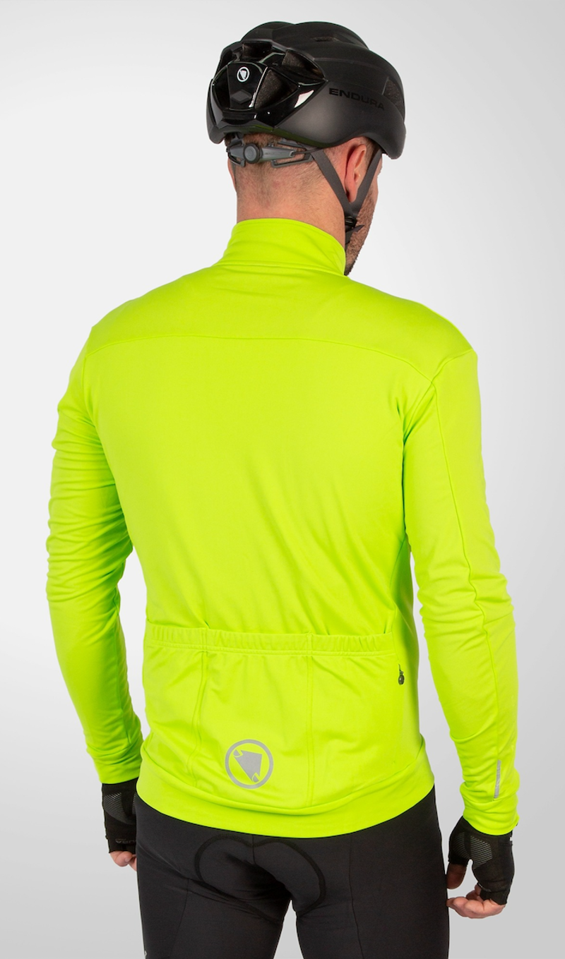 Endura Xtract Roubaix LS Jersey Hi-Viz Yellow-3