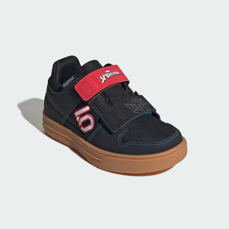 Five Ten FreeRider Kids MTB Shoes Core Black/Pure Ruby/Bright Blue-3
