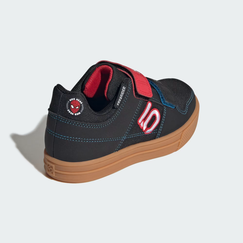 Five Ten FreeRider Kids MTB Shoes Core Black/Pure Ruby/Bright Blue-4