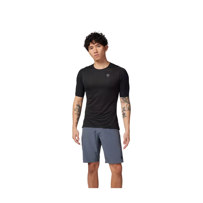 Fox Flexair Ascent Short Sleeve MTB Jersey Black-2