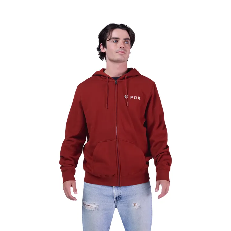 Fox Absolute Fleece Zip Hoodie Jacket Rust-1
