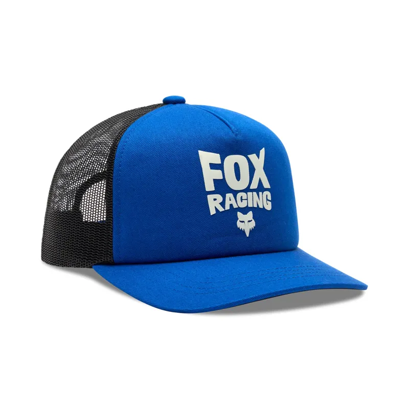 Fox Bolt Mesh Youth Trucker Hat Blue-1