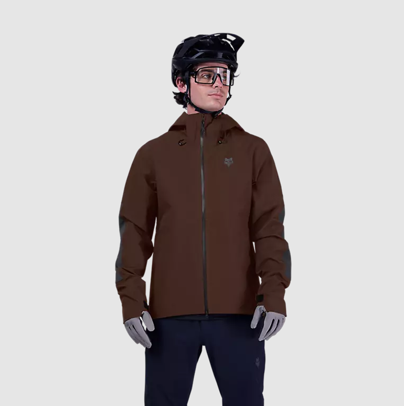Fox Defend 3 Layer Water Jacket Cocoa Brown-2