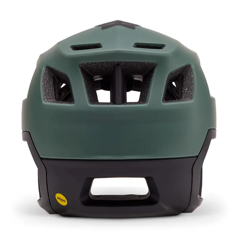 Fox Dropframe MIPS MTB Helmet Green-2