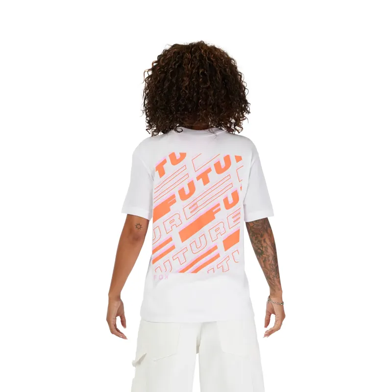 Fox Elevated Short Sleeve MTB Tee Womens White-3