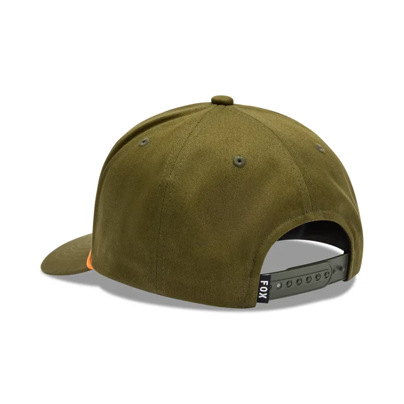 Fox Equipped Snapback Hat One Size Olive Green-1