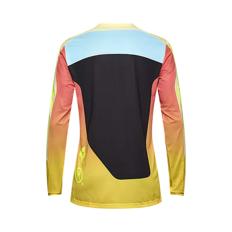 Fox Flexair Elevated Long Sleeve Jersey Lemonade-1