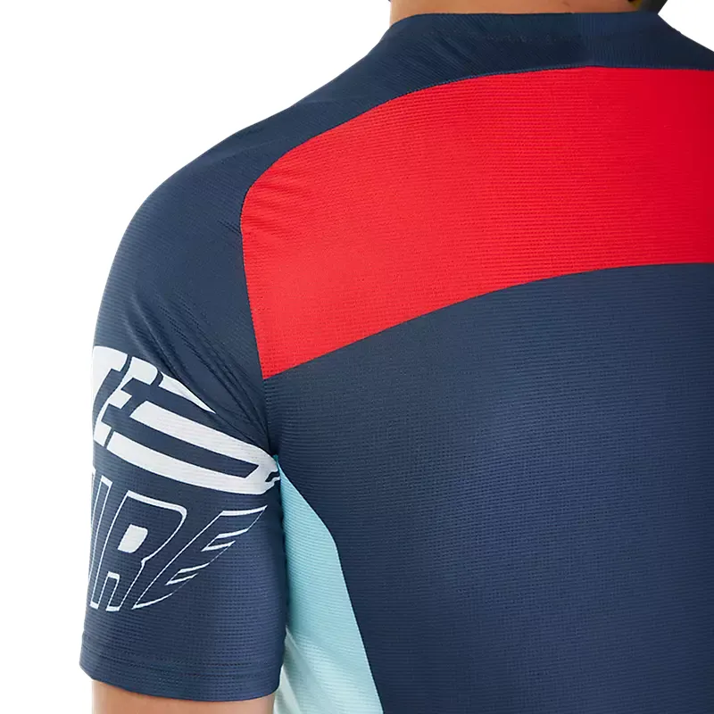 Fox Flexair Elevated MTB Short Sleeve Jersey Midnight Blue-2