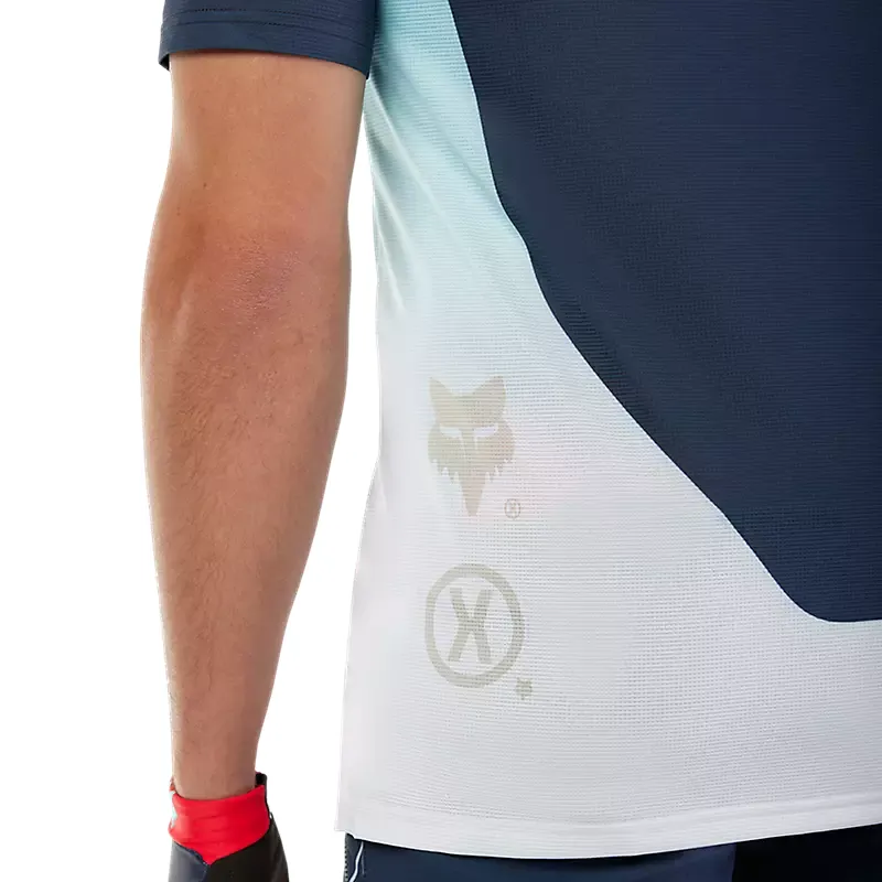 Fox Flexair Elevated MTB Short Sleeve Jersey Midnight Blue-8