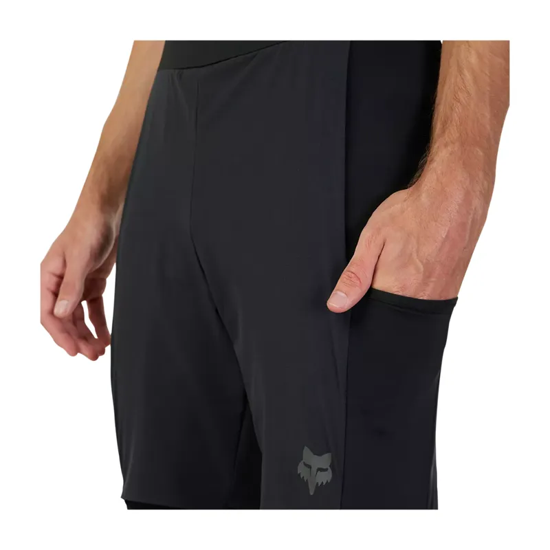 Fox Flexair Ascent Cargo Bib Shorts Black-2