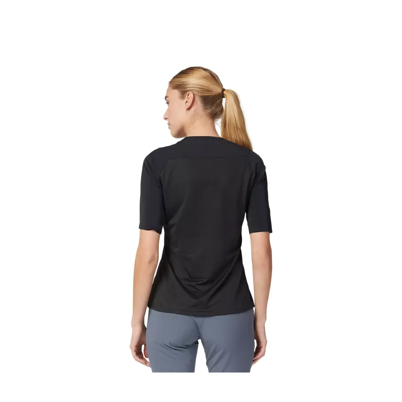 Fox Flexair Ascent Short Sleeve MTB Jersey Womens Black-3