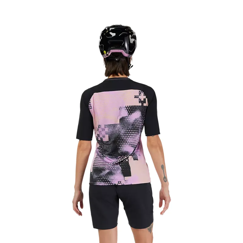 Fox Flexair Ascent Pulse Short Sleeve Jersey Women Rose-3