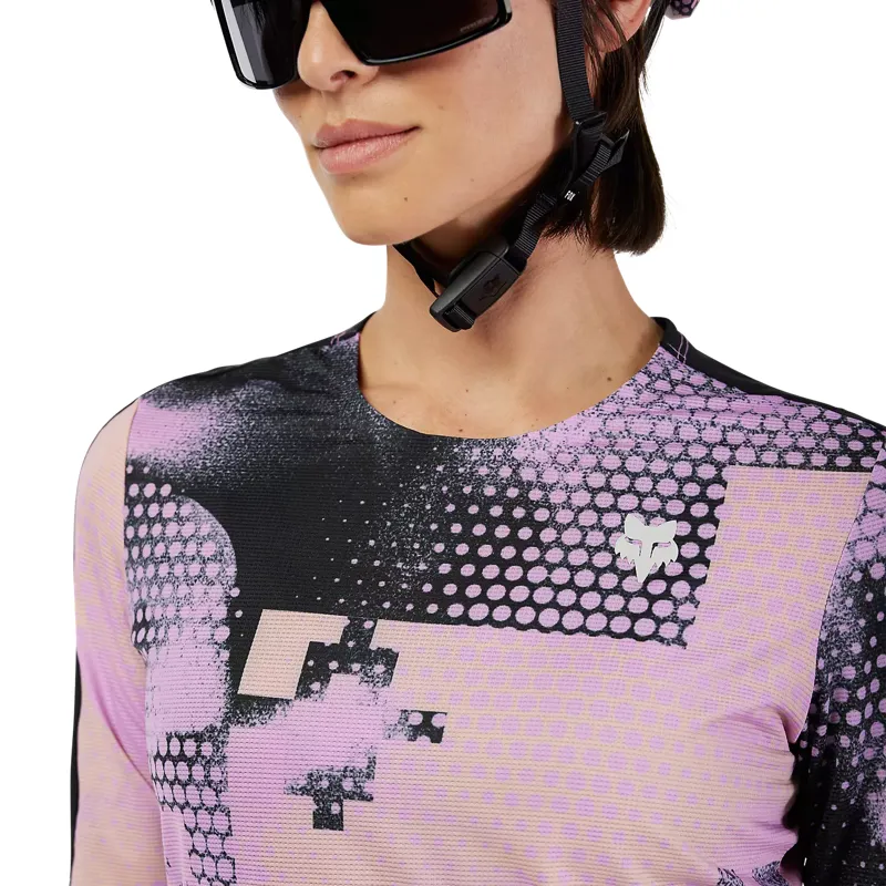 Fox Flexair Ascent Pulse Short Sleeve Jersey Women Rose-5