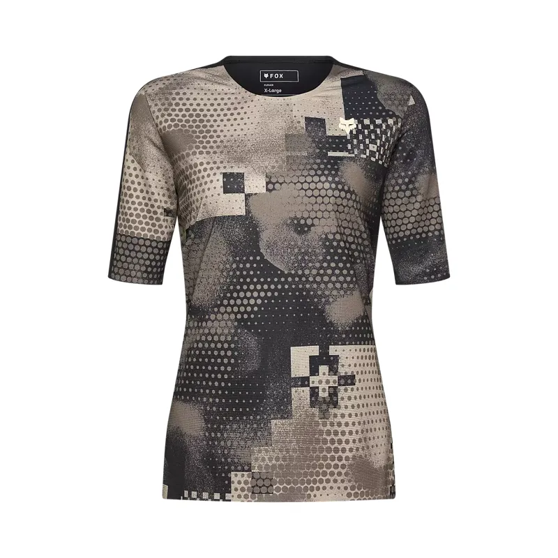 Fox Flexair Ascent Pulse MTB Short Sleeve Jersey Sand