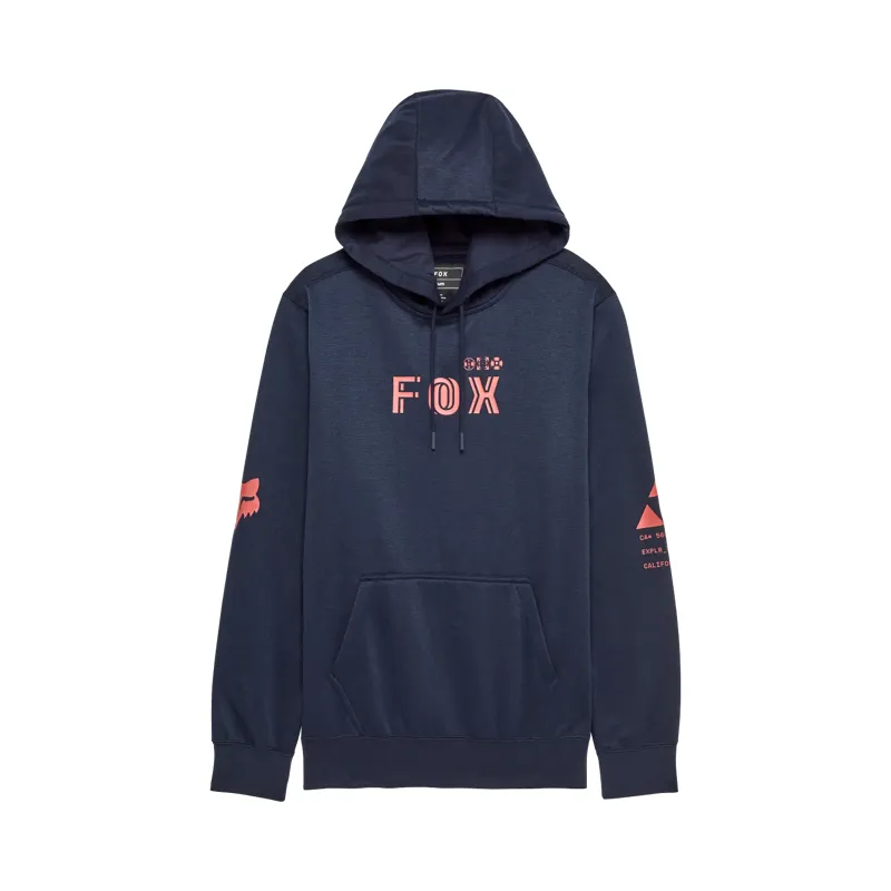 Fox Glyph Tech Pullover Hoodie Midnight Blue-1