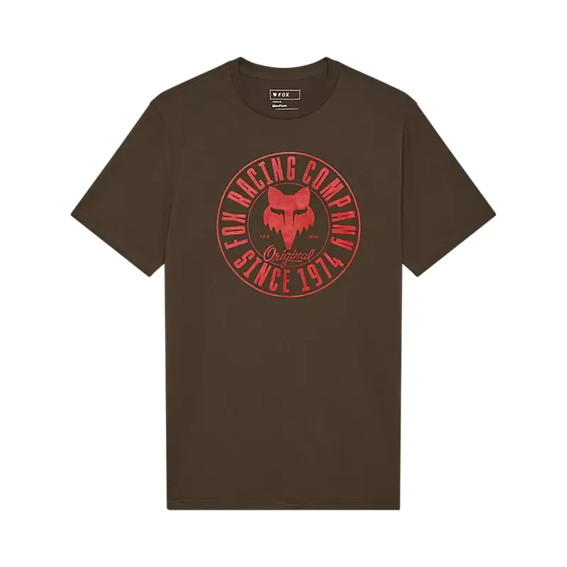 Fox Emblem Premium Short Sleeve Tee Military Green