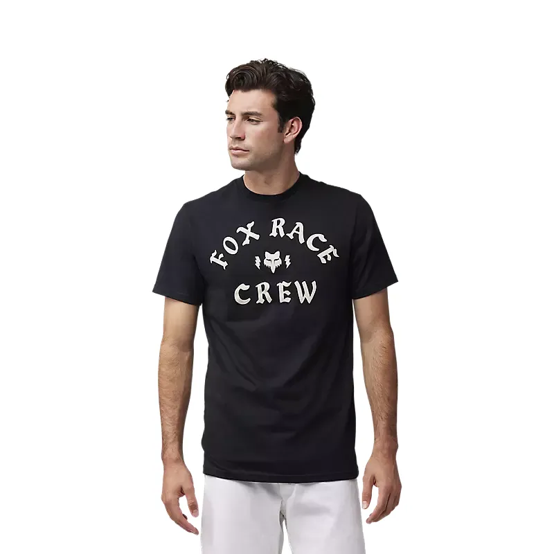 Fox Race Crew Premium Short Sleeve Tee Black