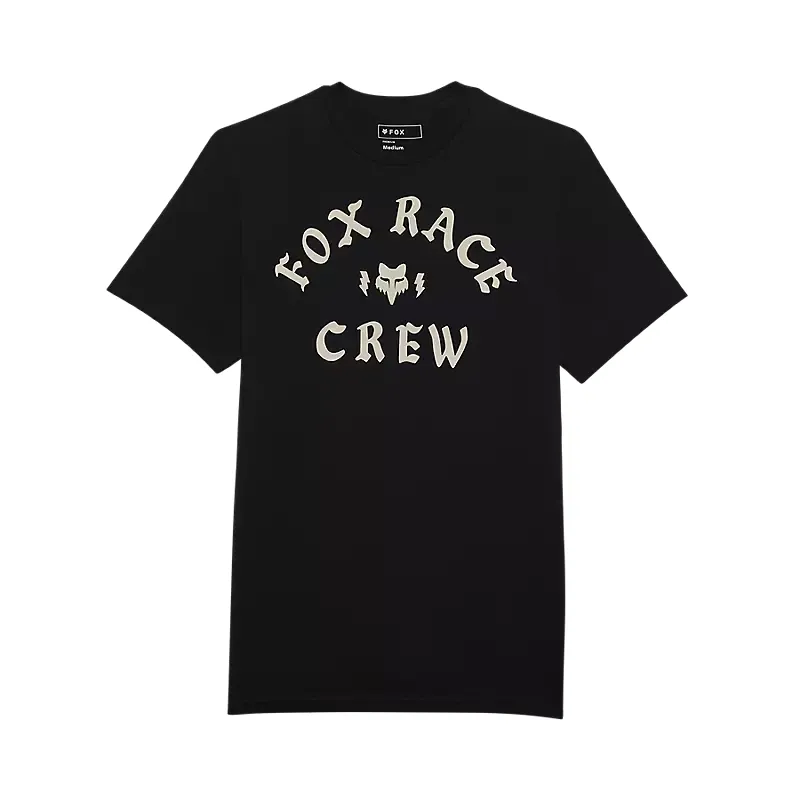 Fox Race Crew Premium Short Sleeve Tee Black-2