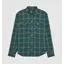 Fox Survivalist Stretch Flannel Long Sleeve Shirt Dark Sage Green