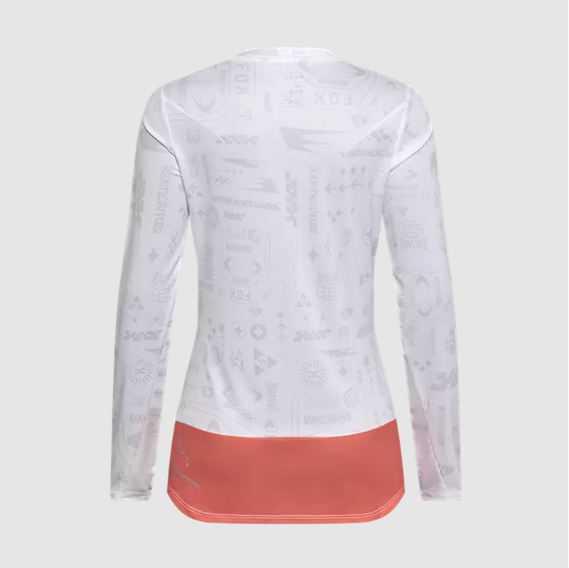 Fox Ranger Special Edition Lunar Long Sleeve Womens Jersey White-1
