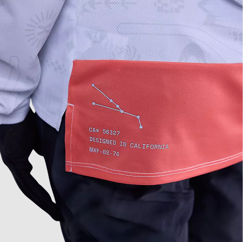 Fox Ranger Special Edition Lunar Long Sleeve Womens Jersey White-4